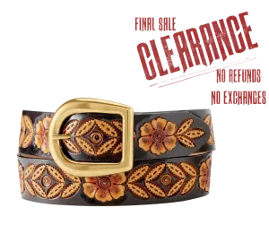 Sienna Rae Leather Belt by Tony Lama