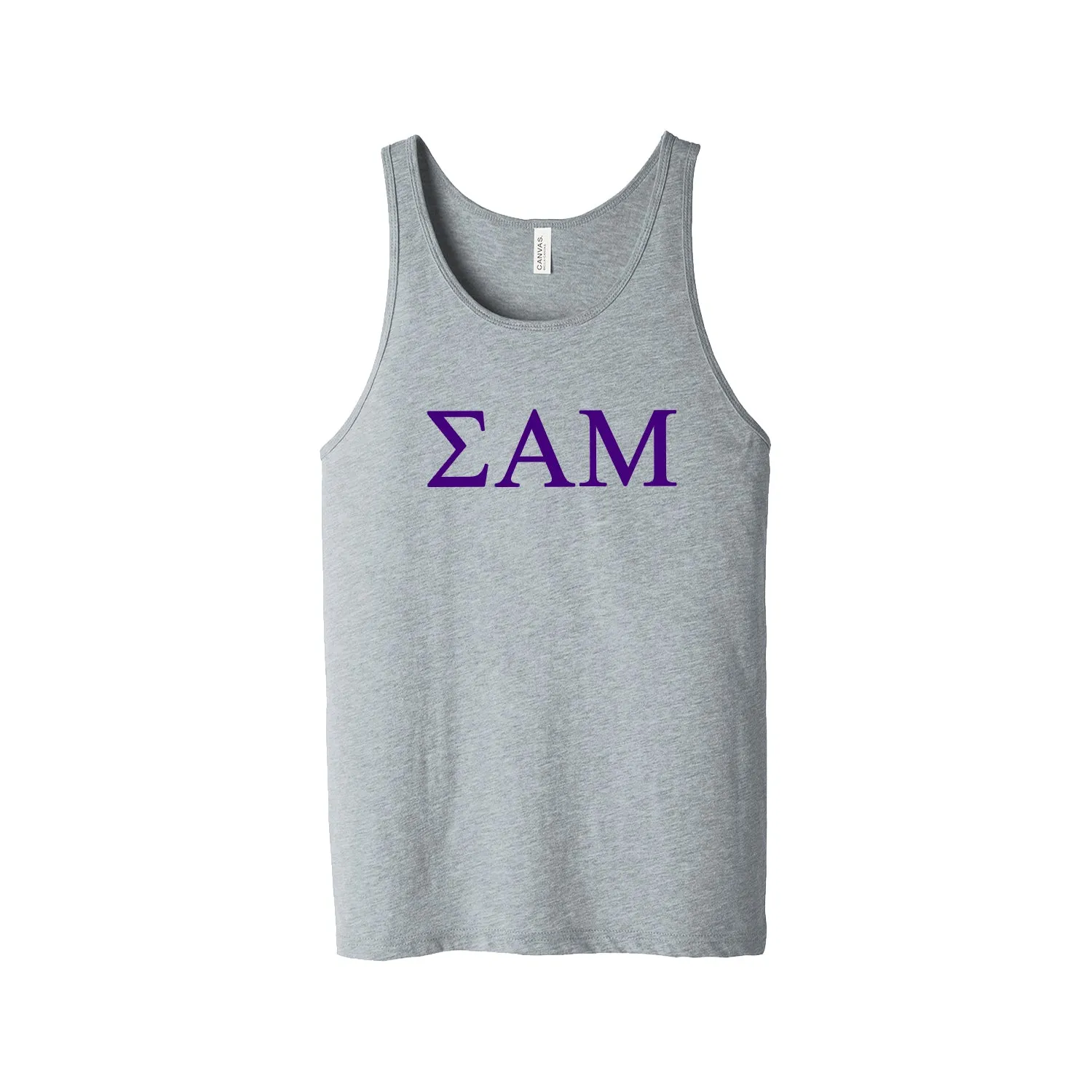 Sigma Alpha Mu Fraternity Jersey Tank Top