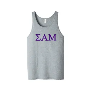 Sigma Alpha Mu Fraternity Jersey Tank Top