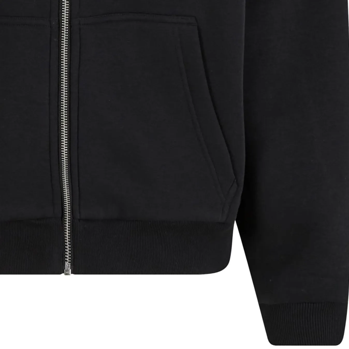 Signature Full Zip Hoodie - Black