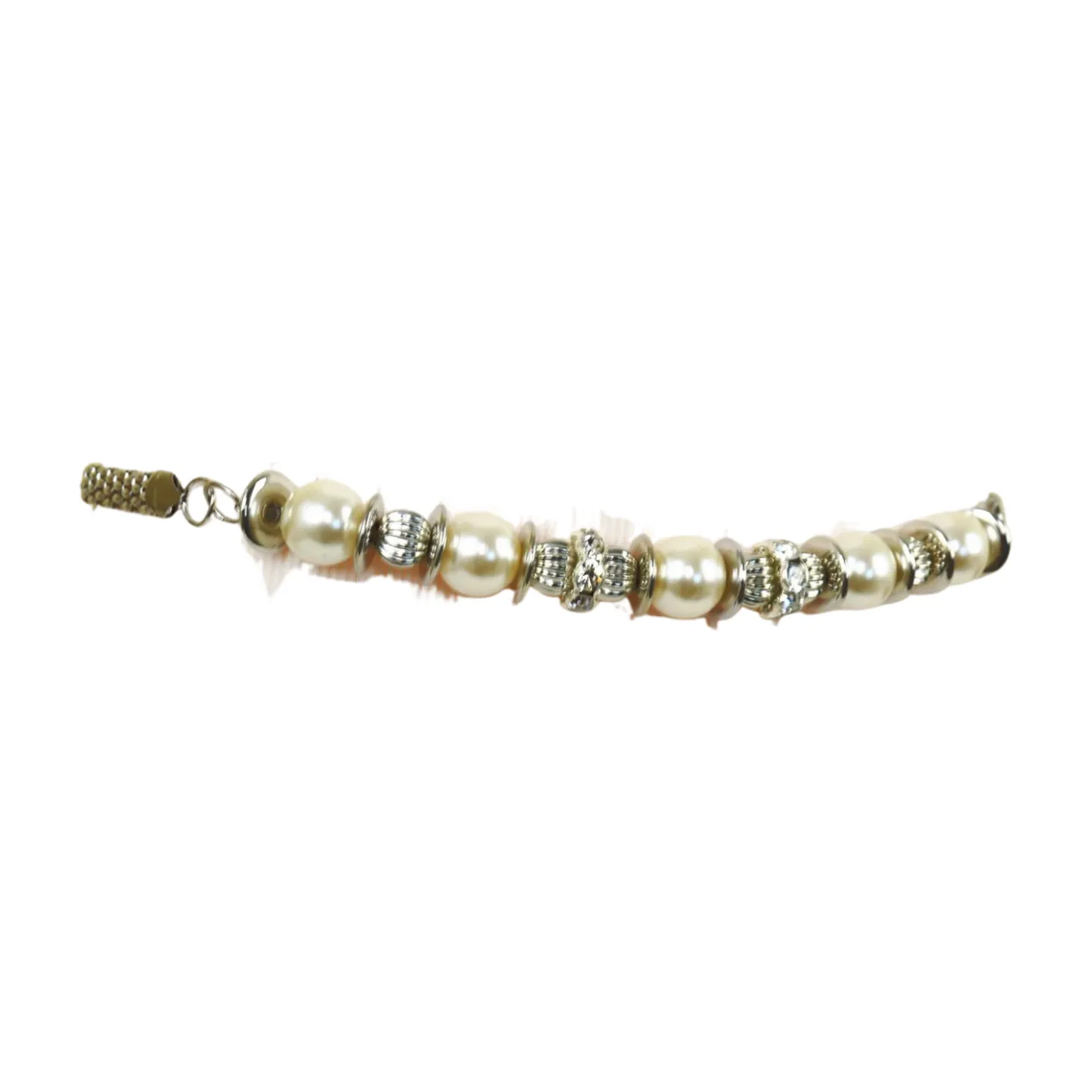 Silver Metal Chain Beaded Belt Bling Size S M L