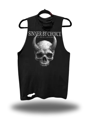 SINNER BY CHOICE ROAD RASH TANK