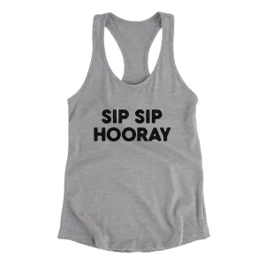 Sip Sip Hooray Women's Racerback Tank