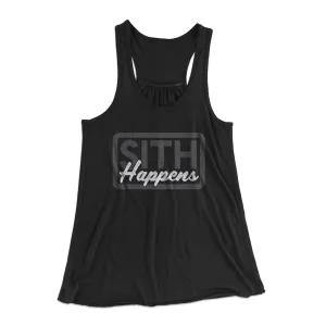 Sith Happens Women's Flowey Tank Top