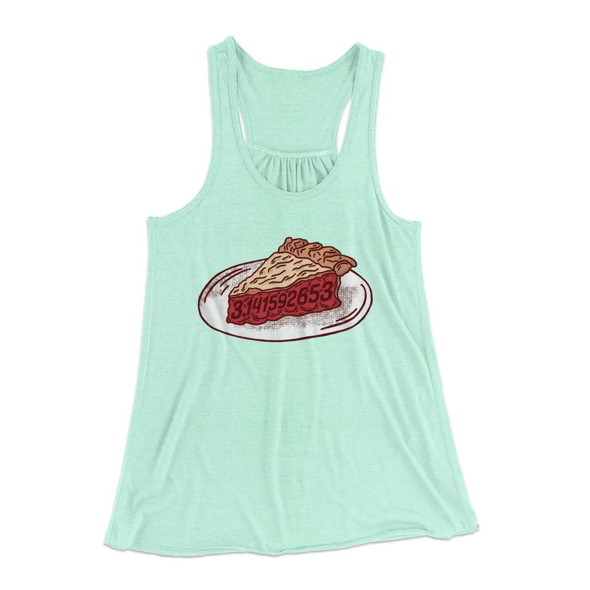 Slice of Pi Women's Flowey Tank Top