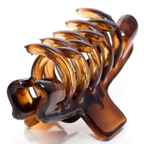 Small French Tortoise Hair Claw