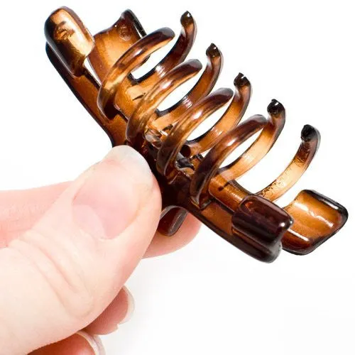 Small French Tortoise Hair Claw