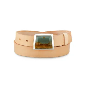 Small Owyhee Lapidary Inlay Belt Buckle