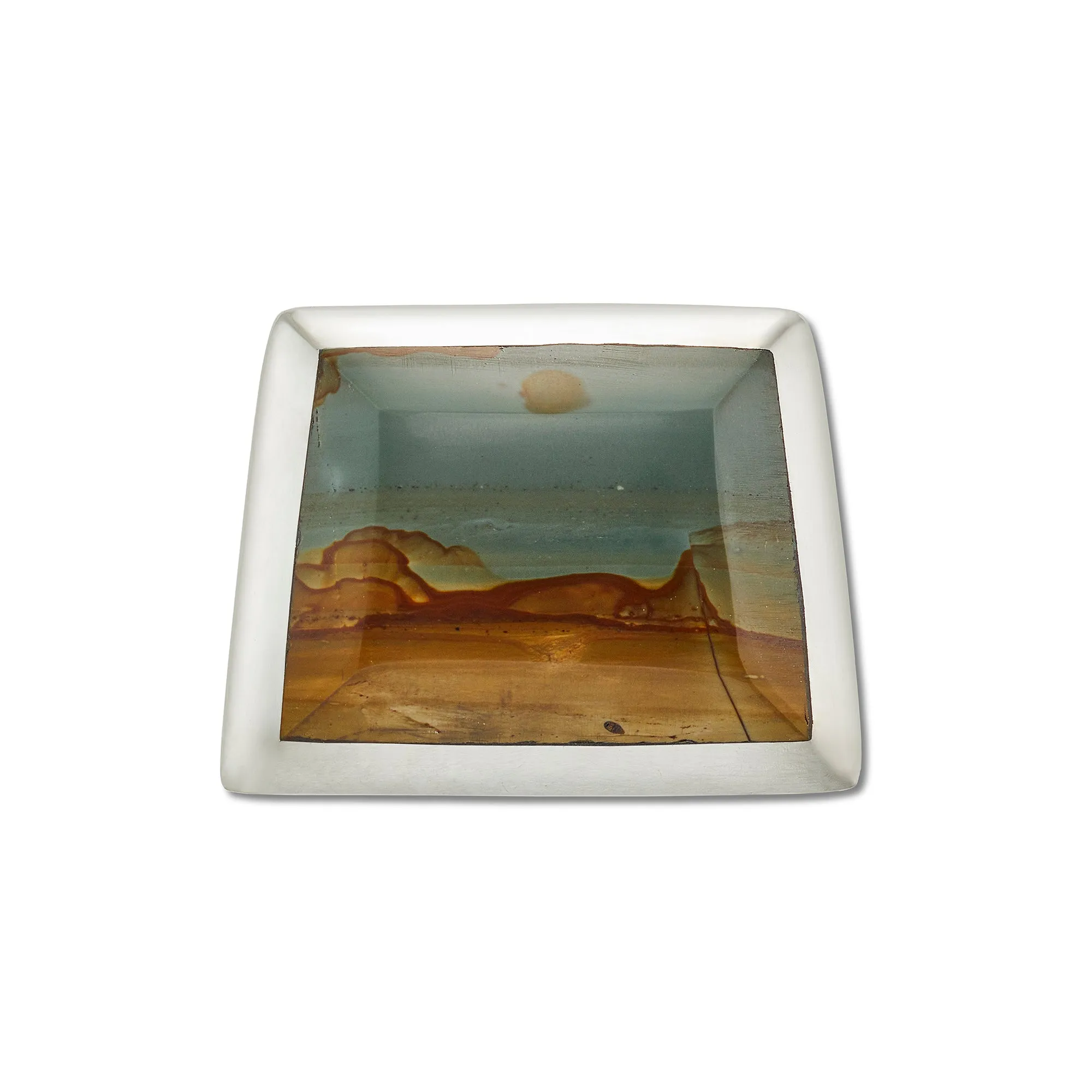 Small Owyhee Lapidary Inlay Belt Buckle