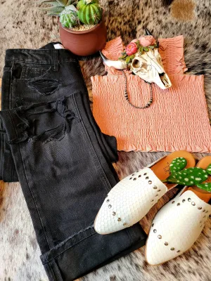 Smocked Crop