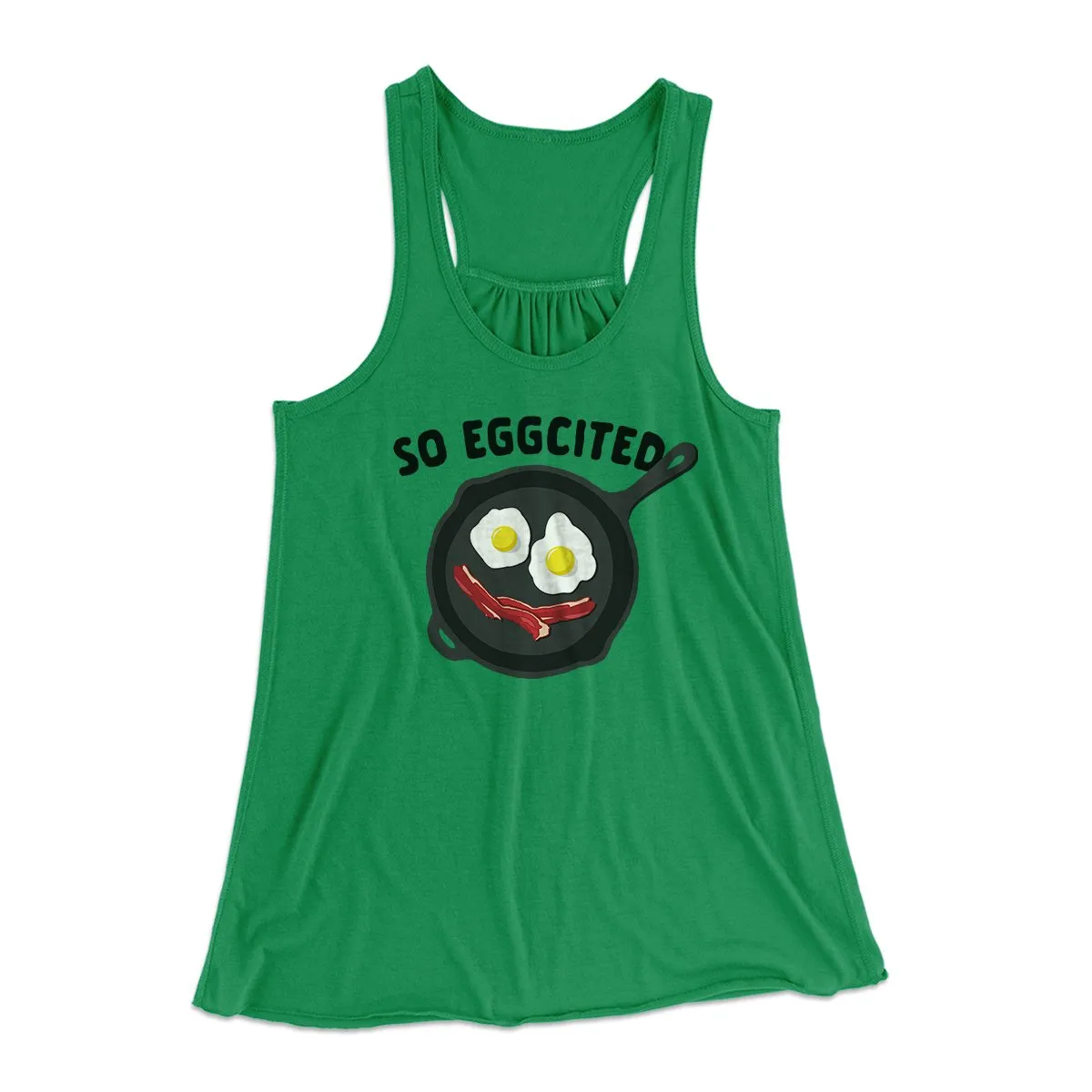 So Eggcited Funny Women's Flowey Tank Top