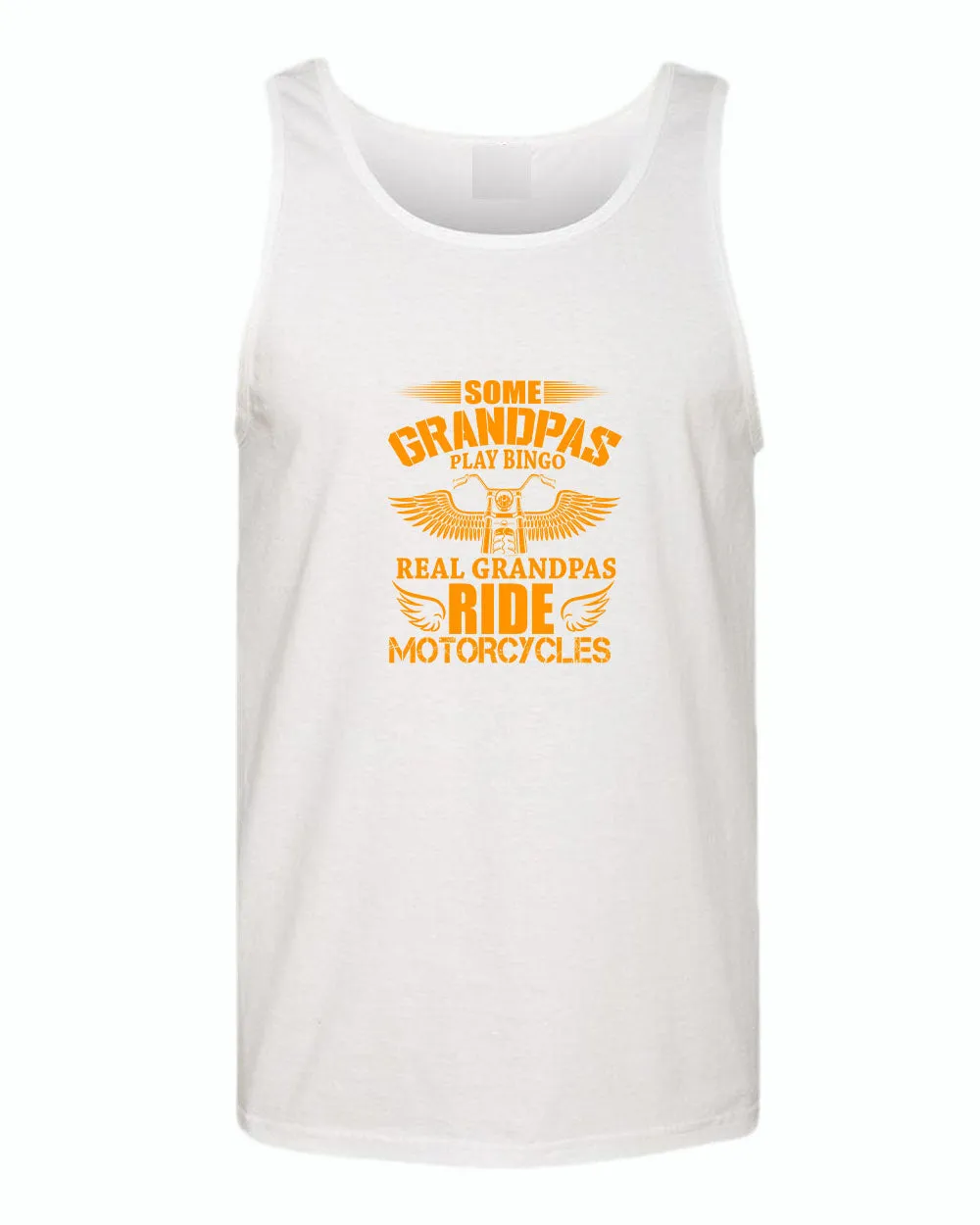 Some grandpas play bingo, real grandpas ride motorcycle tank top