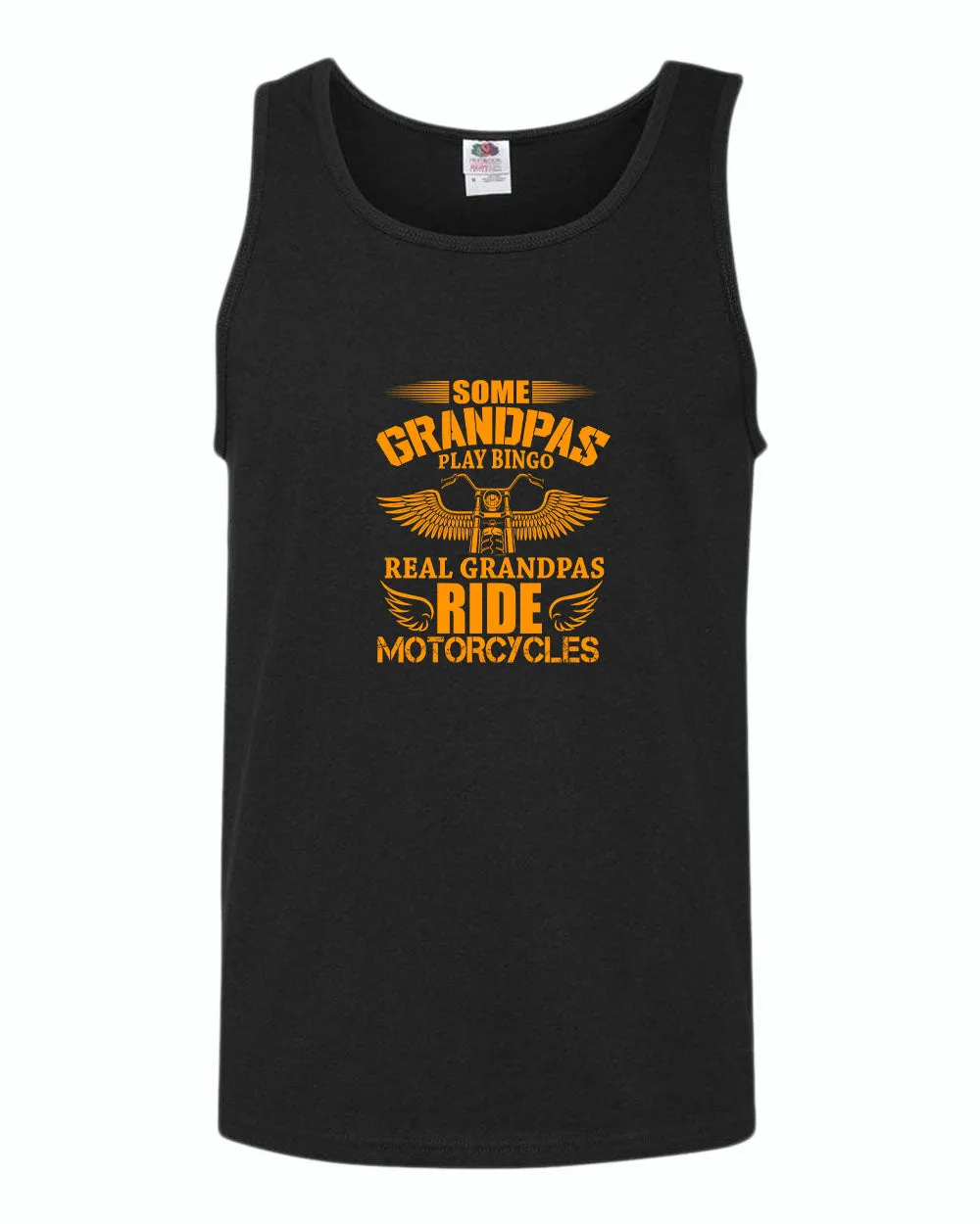 Some grandpas play bingo, real grandpas ride motorcycle tank top