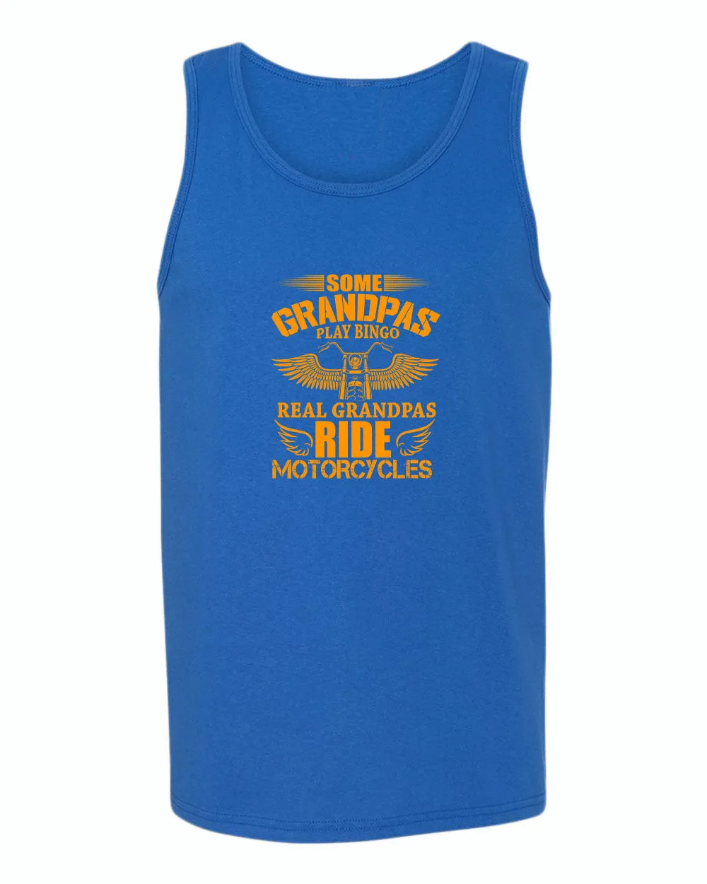 Some grandpas play bingo, real grandpas ride motorcycle tank top