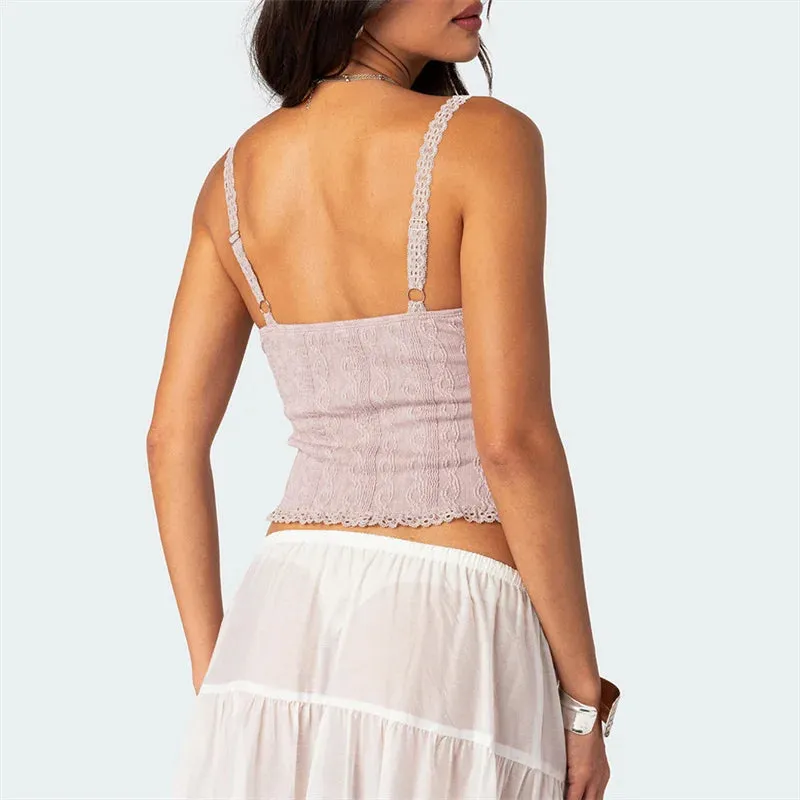 Spaghetti-Strap Cami Tank Top