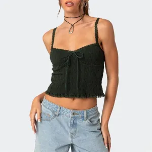 Spaghetti-Strap Cami Tank Top