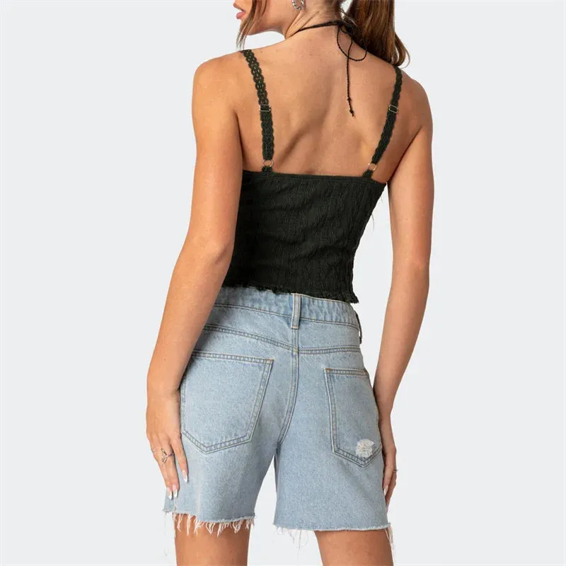Spaghetti-Strap Cami Tank Top