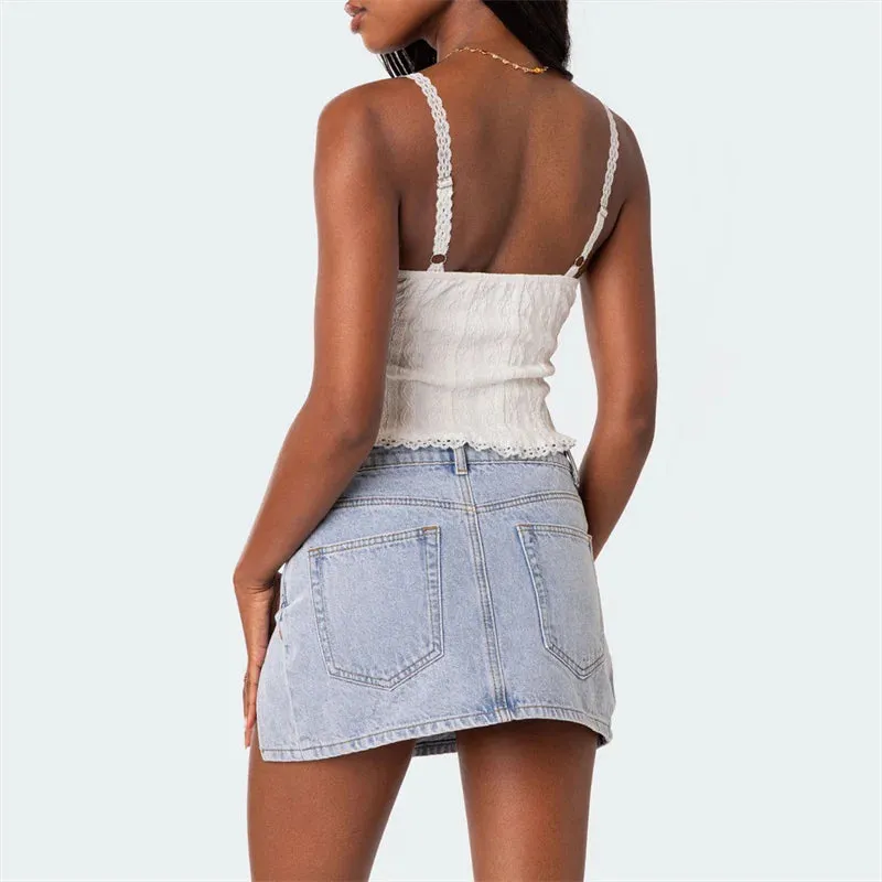 Spaghetti-Strap Cami Tank Top