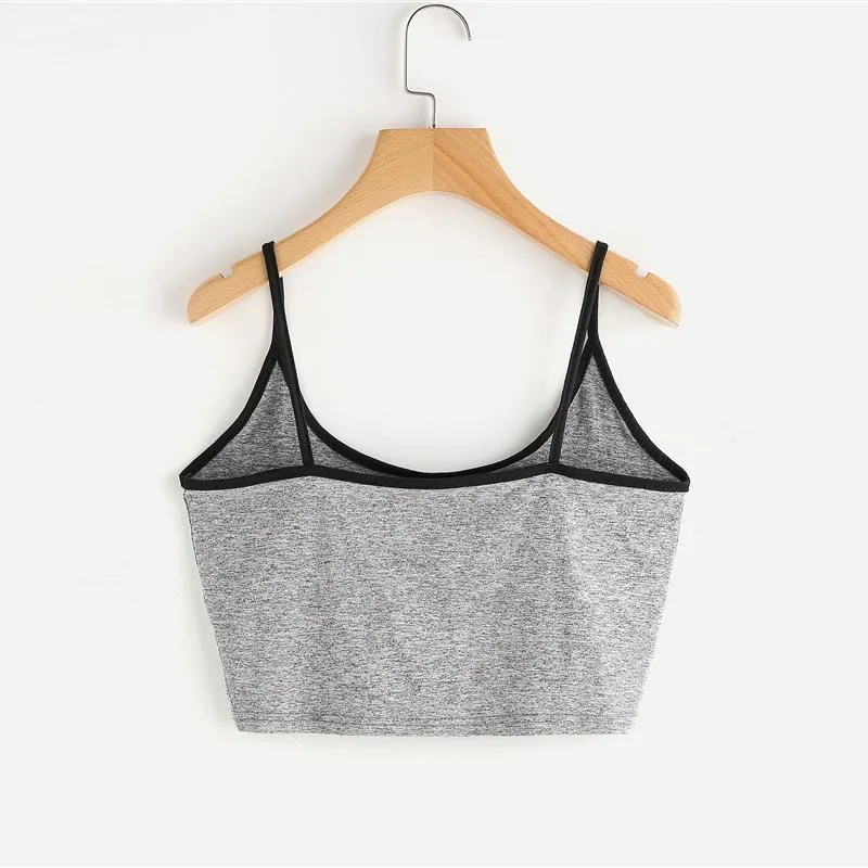 Spaghetti Strap Tank Top & Shorts (2 Piece Set)