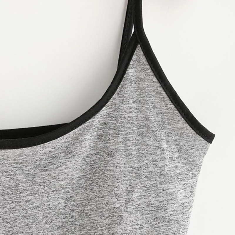 Spaghetti Strap Tank Top & Shorts (2 Piece Set)