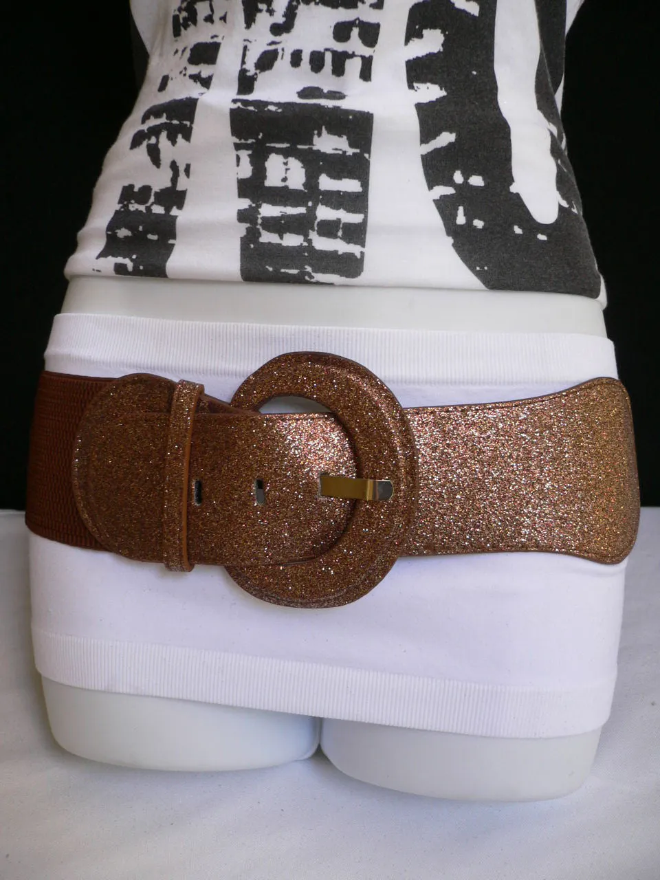 Sparkling Glitter Elastic Belt
