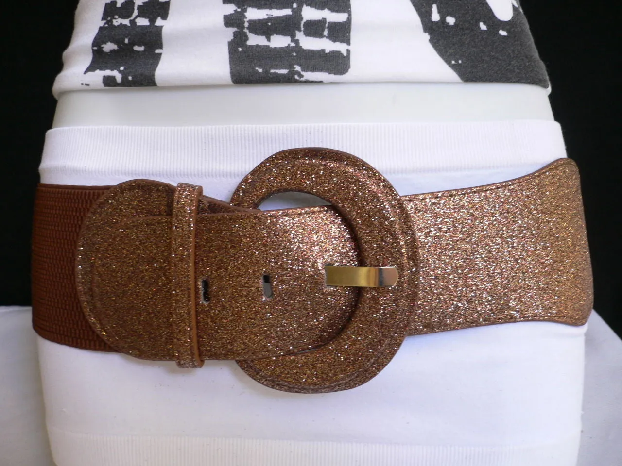 Sparkling Glitter Elastic Belt