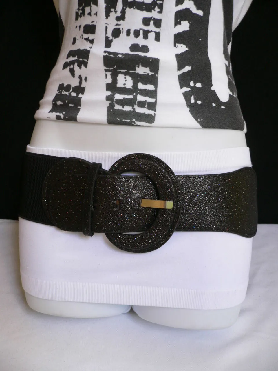 Sparkling Glitter Elastic Belt
