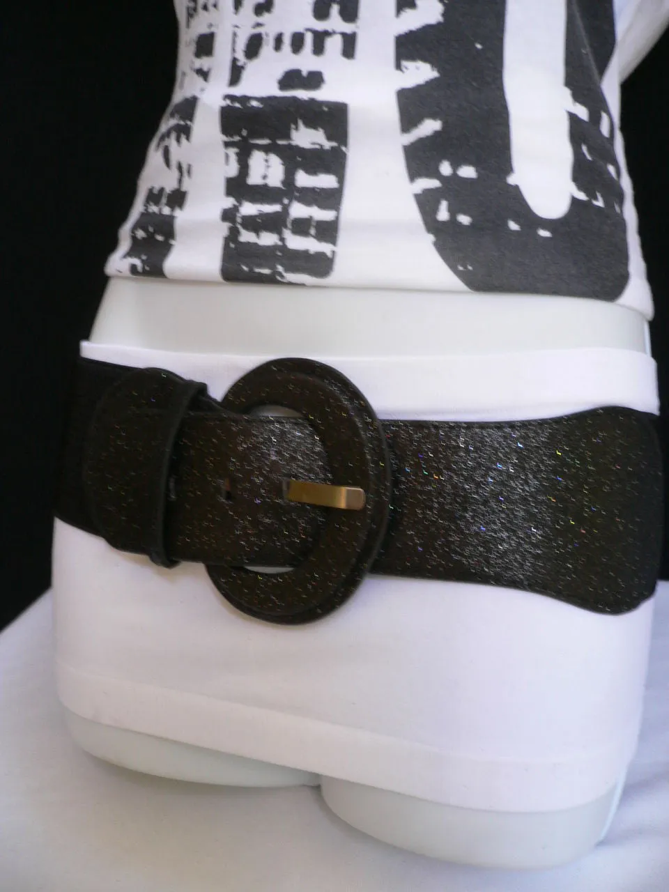 Sparkling Glitter Elastic Belt