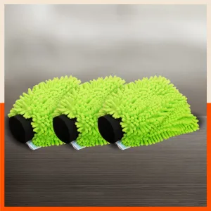 Spic & Span Multi Purpose Micro Fiber Cleaning Glove (Flourescent Green)