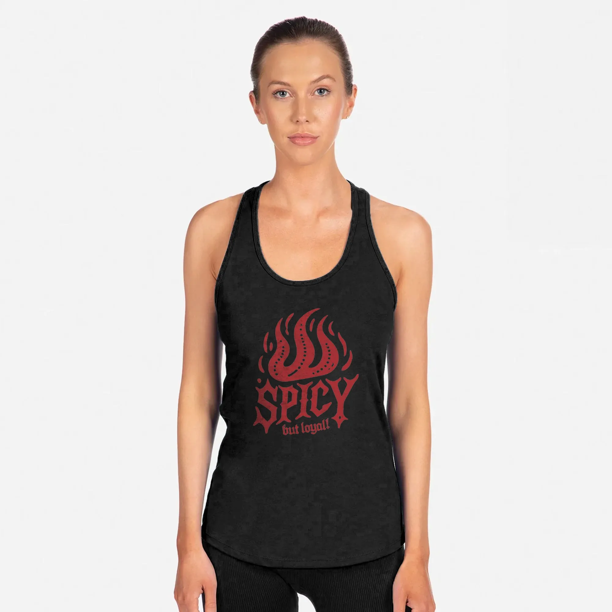 Spicy but loyal Racerback Tank Top