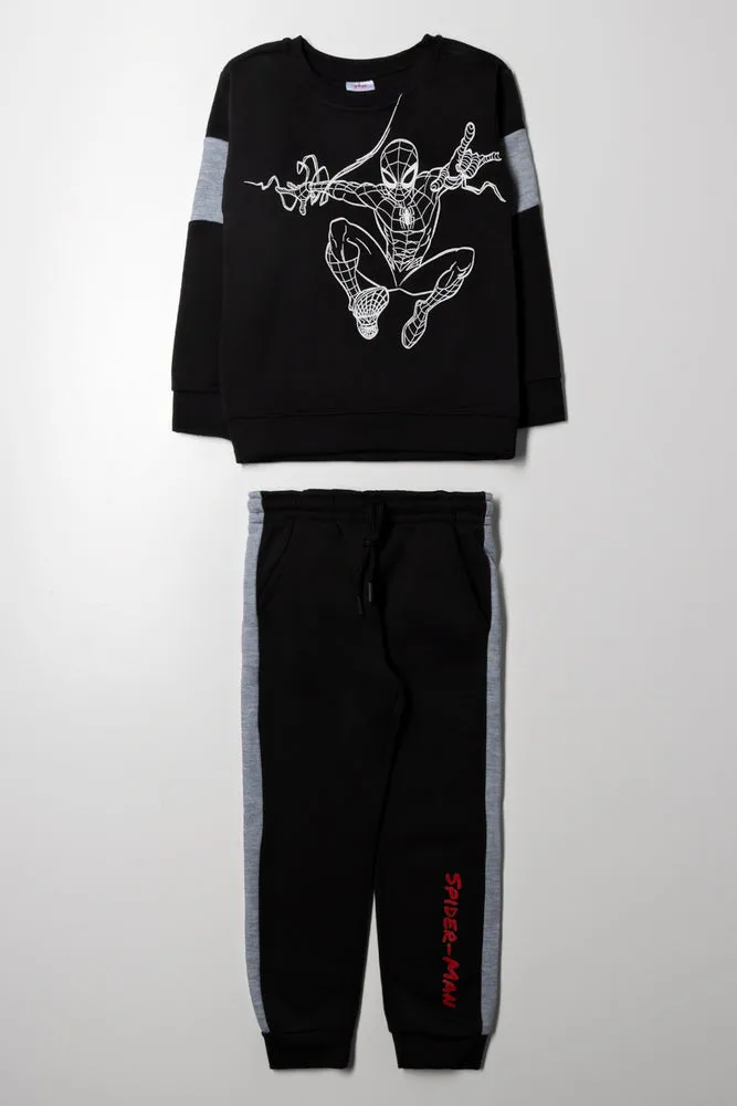 Spider-Man Tracksuit Black