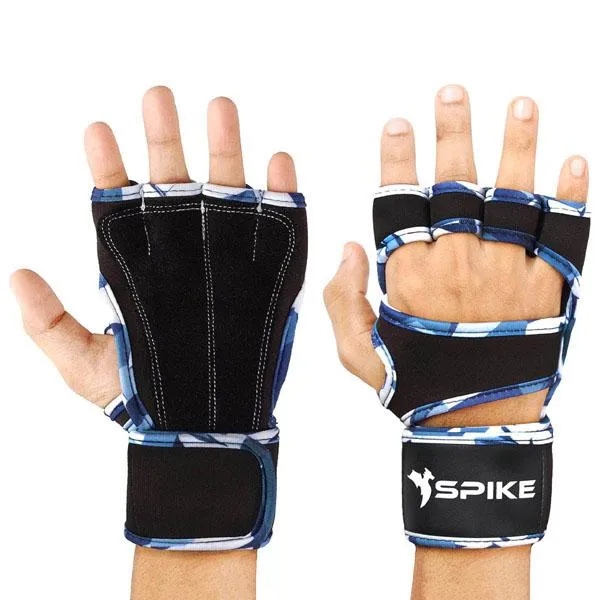 Spike Leather Gym Gloves