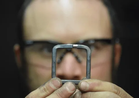 Square Rustic Stainless Steel Buckle Belts