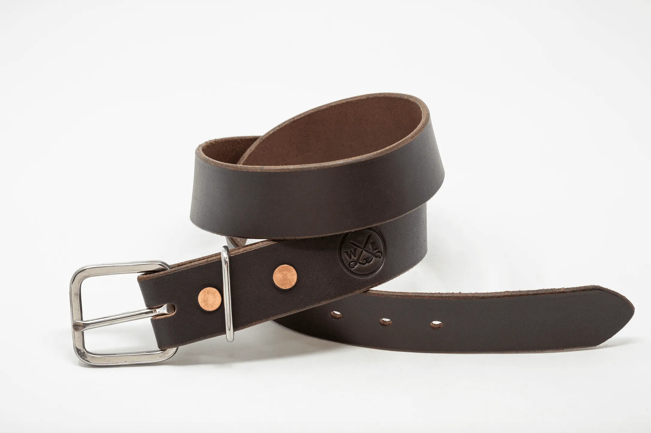 Square Rustic Stainless Steel Buckle Belts