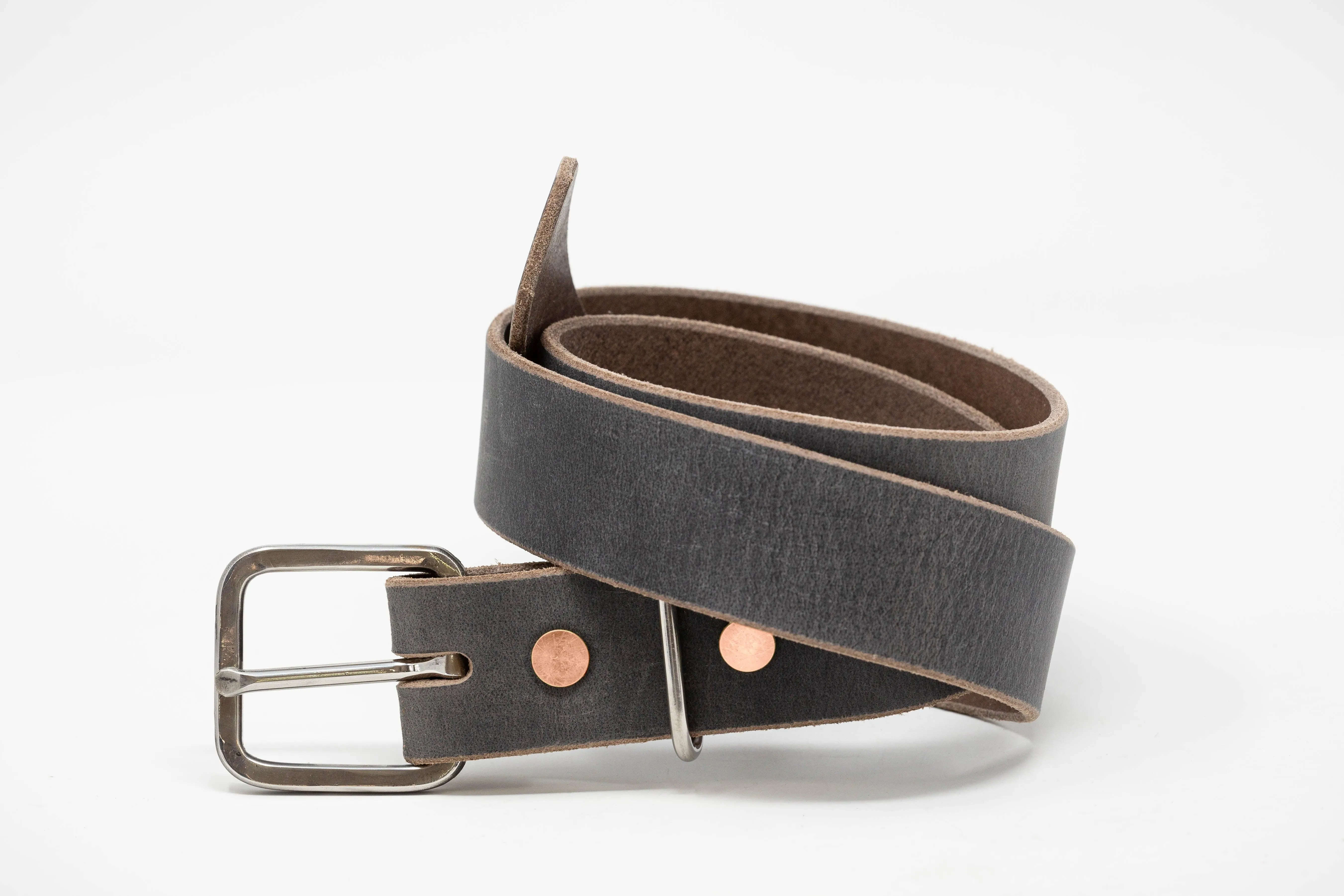 Square Rustic Stainless Steel Buckle Belts