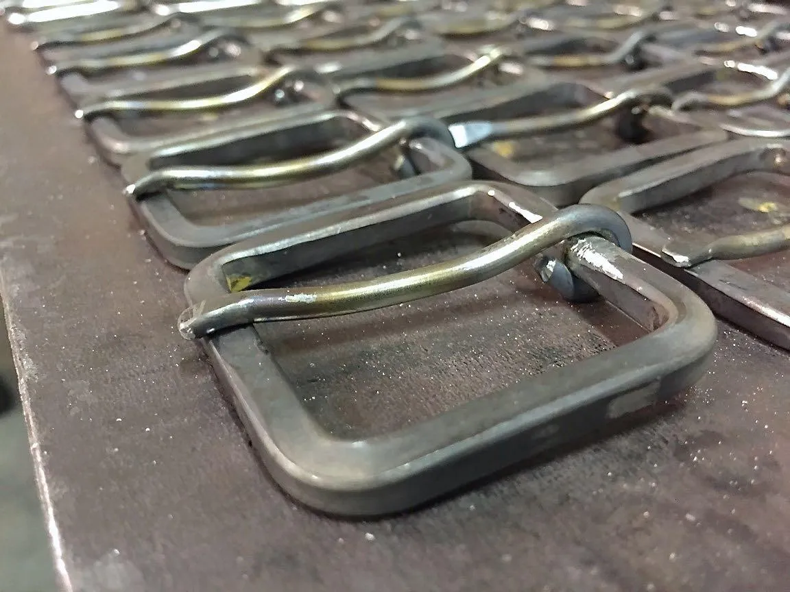 Square Rustic Stainless Steel Buckle Belts