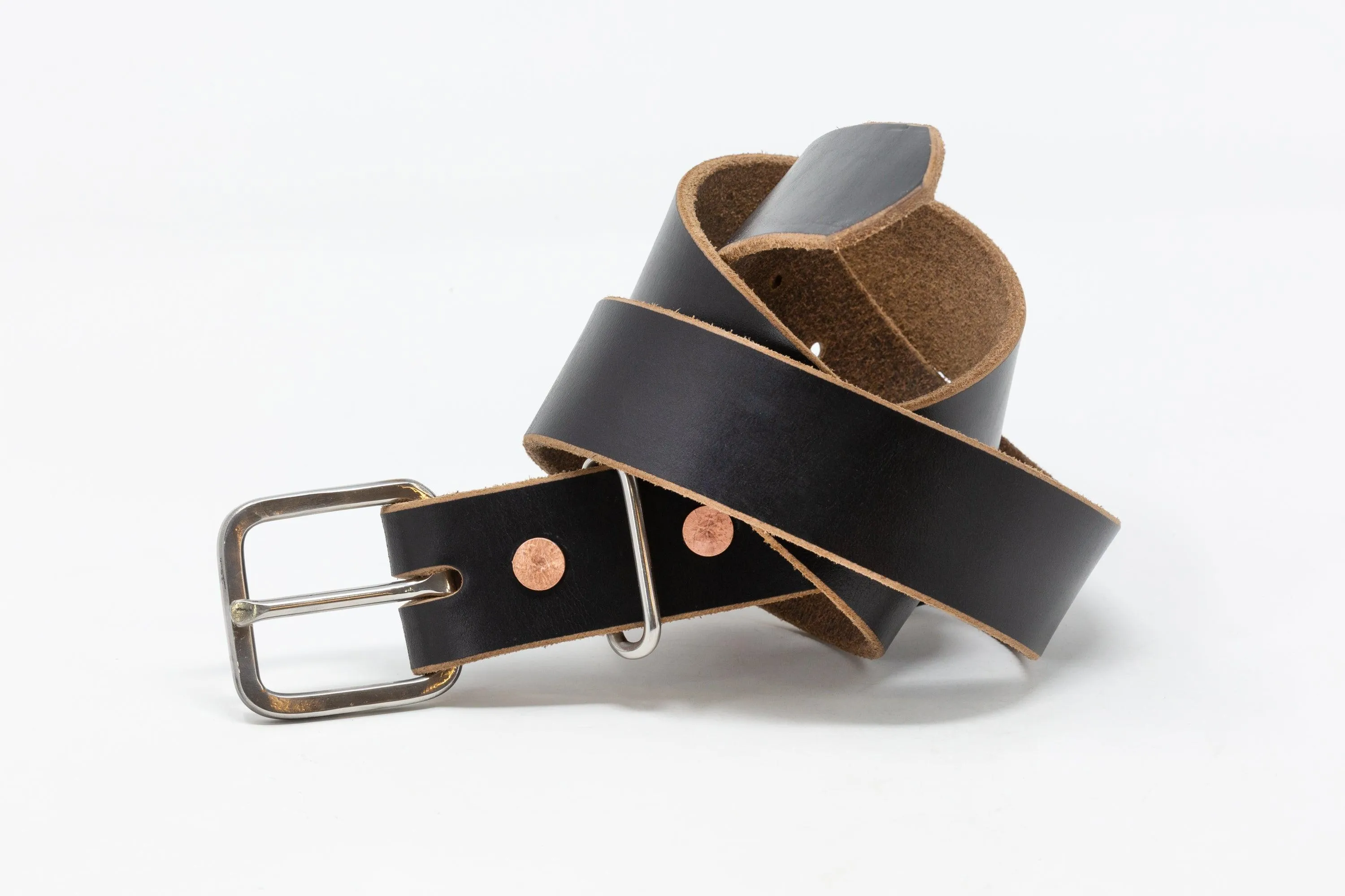Square Rustic Stainless Steel Buckle Belts