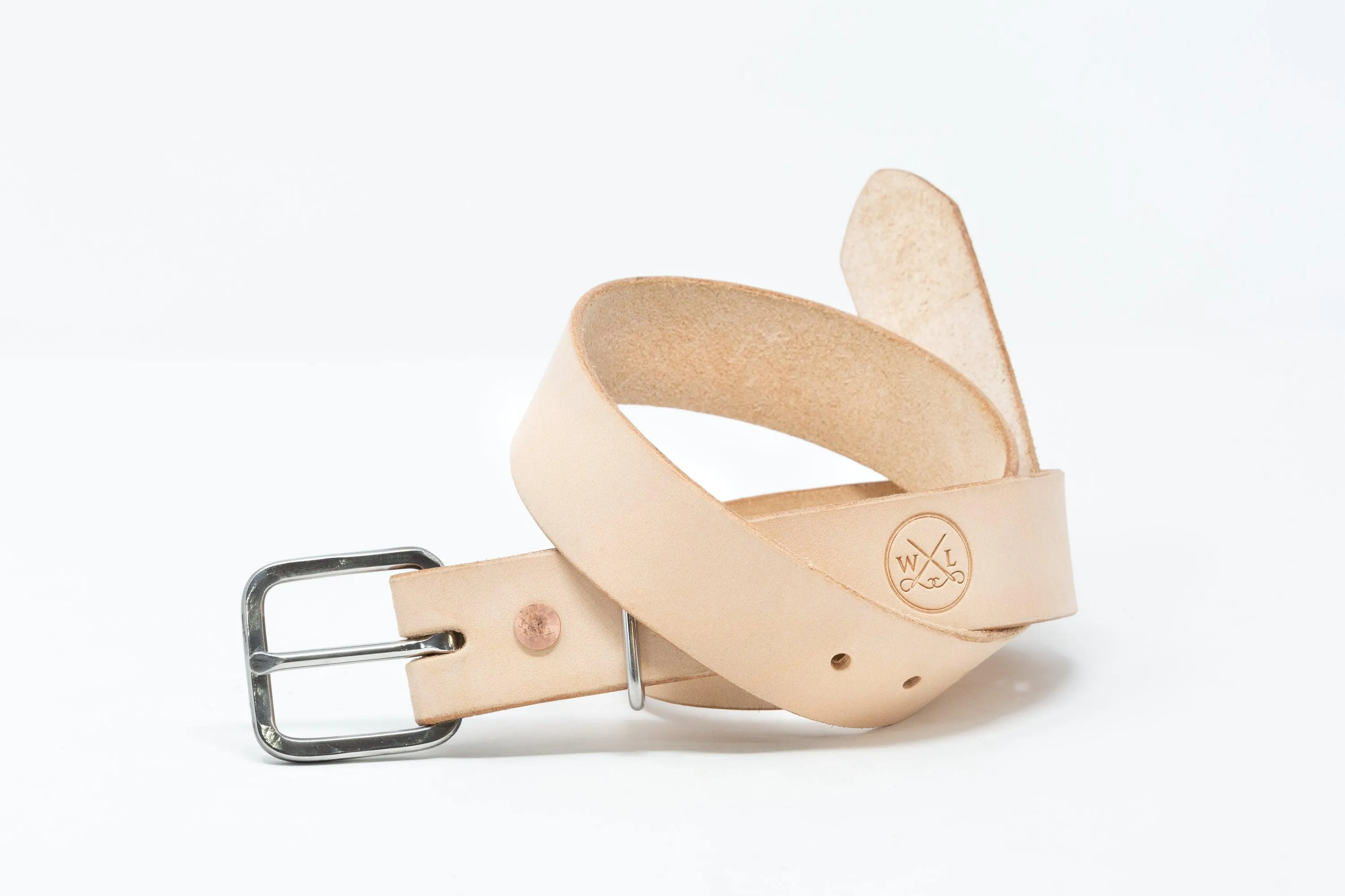 Square Rustic Stainless Steel Buckle Belts