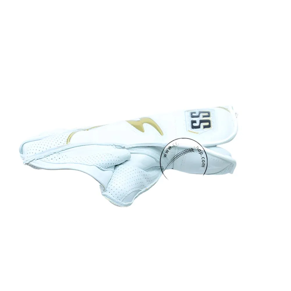 SS Reserve Edition White Cricket Wicket Keeping Gloves Size
