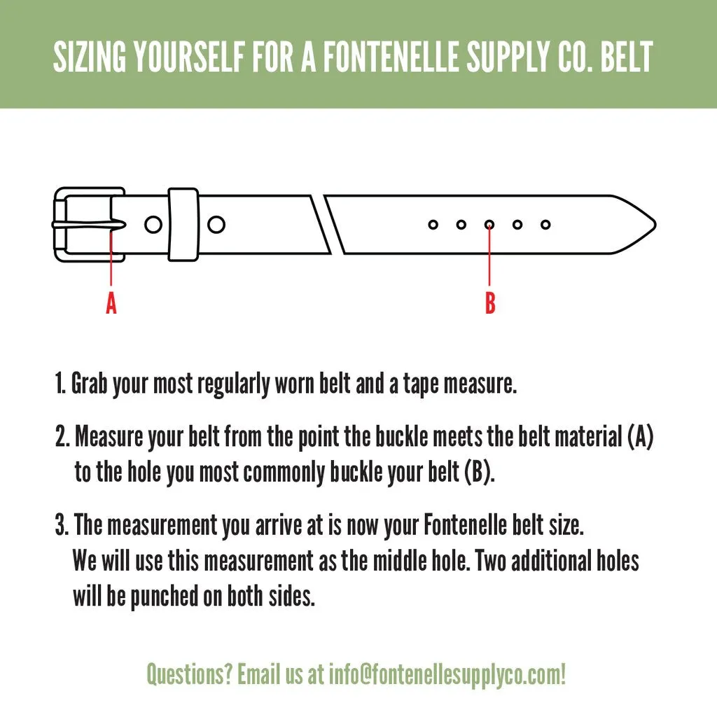 Standard Camp Belt | Antique Brass
