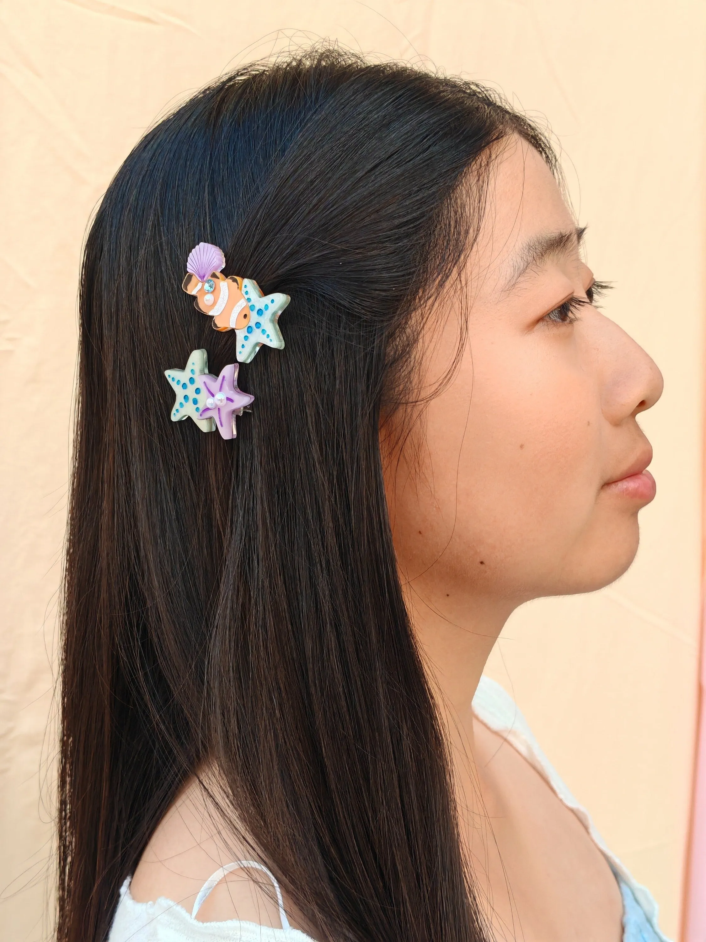 Starfish Hair Clips/Brooch