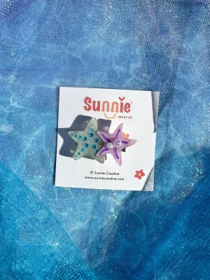 Starfish Hair Clips/Brooch