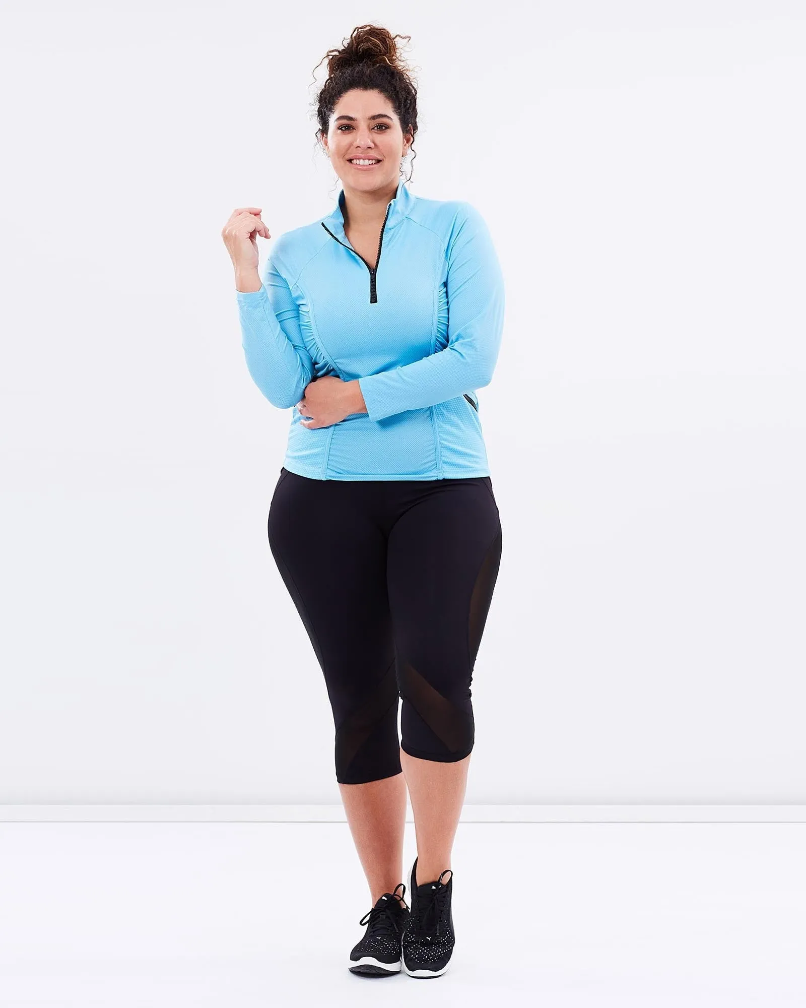 Stay Cool Long Sleeve Top - Blue
