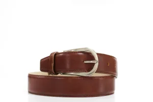 Stefano Stefani Tan Leather Belt 7656