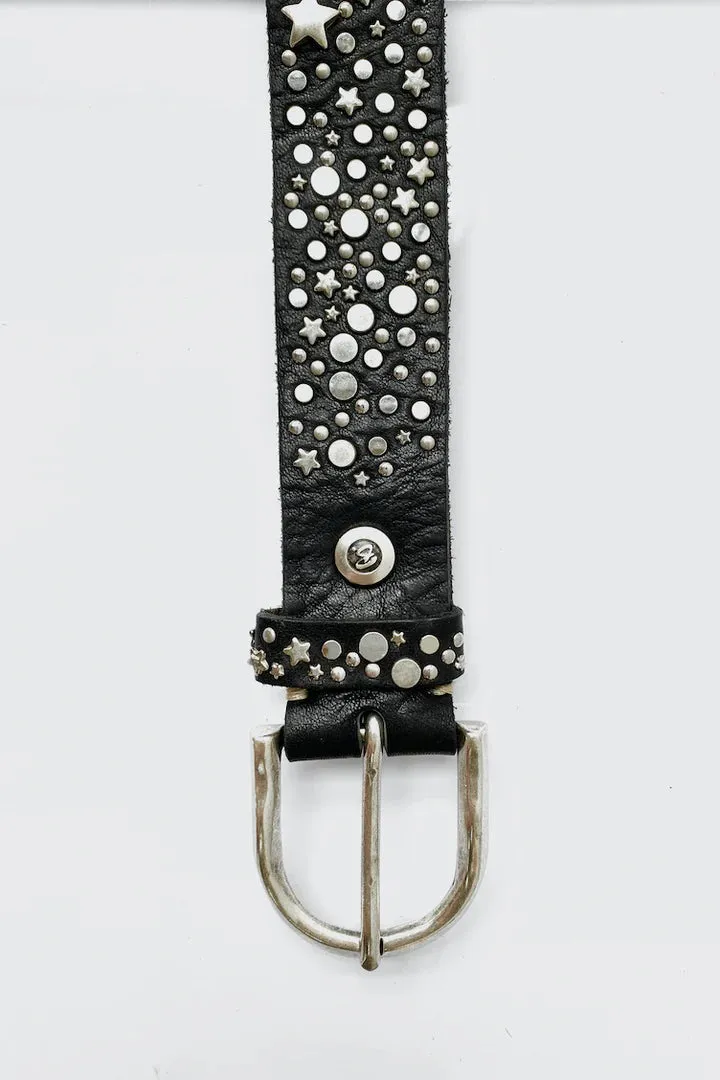 Sterora Silver Black Belt 0790
