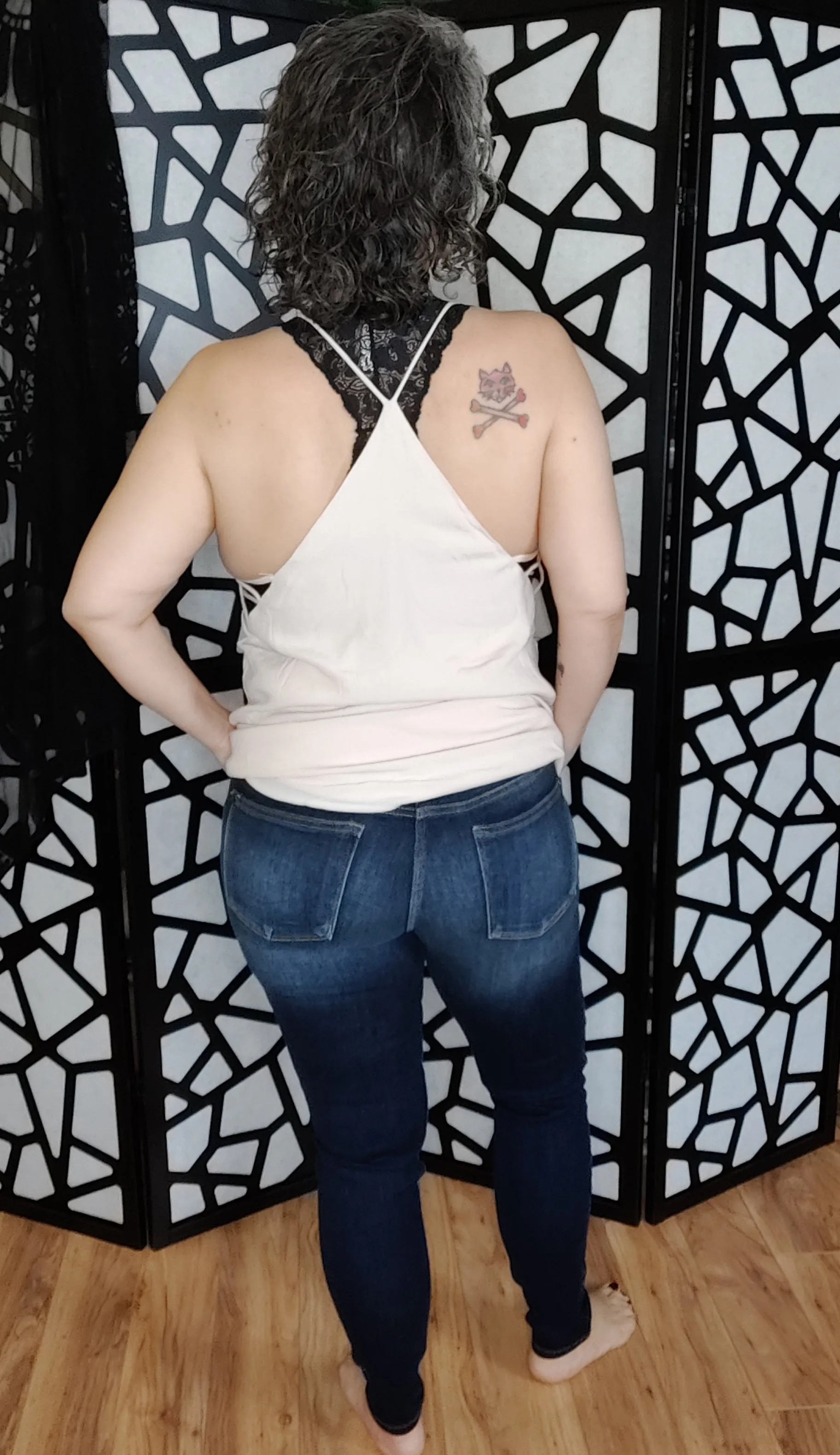 Stone Strappy Racerback Tank