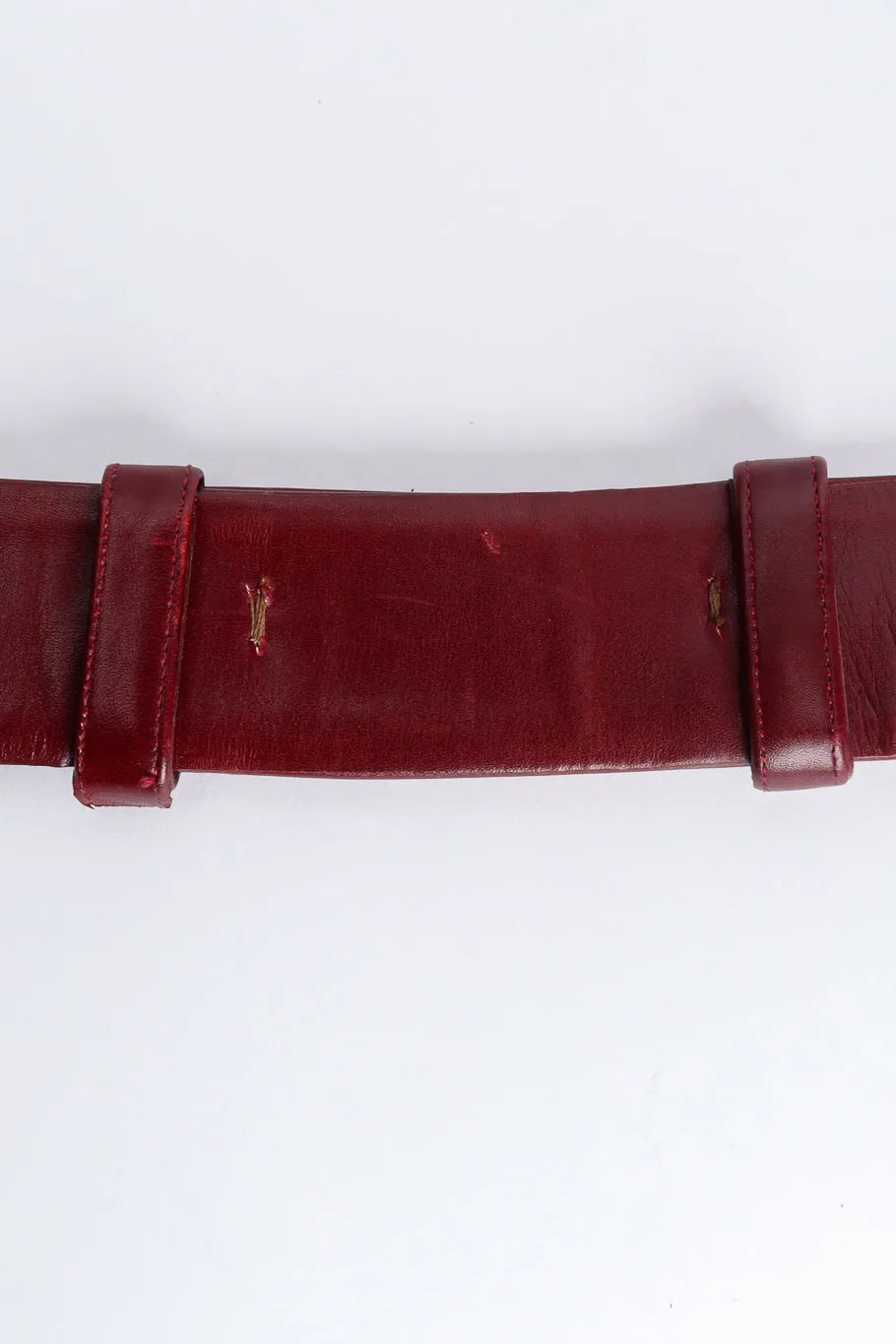 Stoned Wing Leather Belt