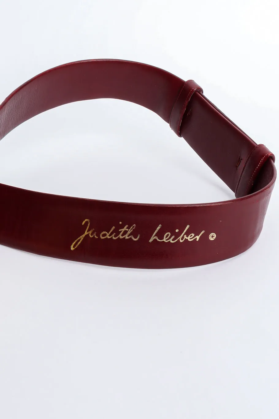 Stoned Wing Leather Belt