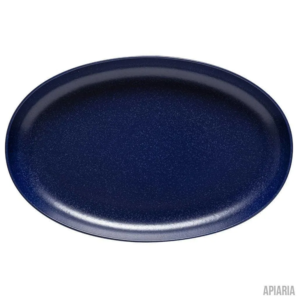 Stoneware Serving Platters, Handmade in Portugal by Casafina, Pacifica 16" Oval Serving Platter - 6 Colors