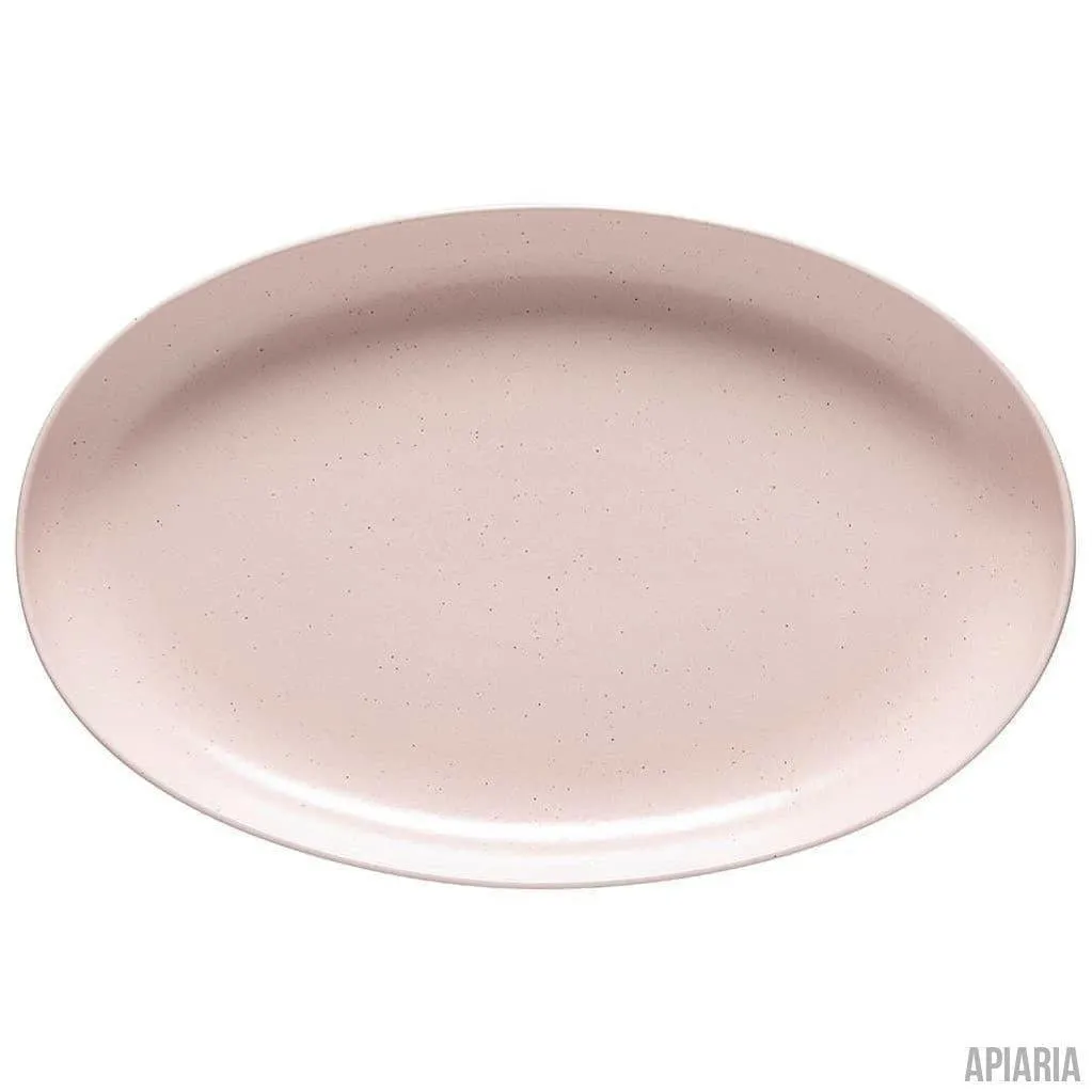 Stoneware Serving Platters, Handmade in Portugal by Casafina, Pacifica 16" Oval Serving Platter - 6 Colors